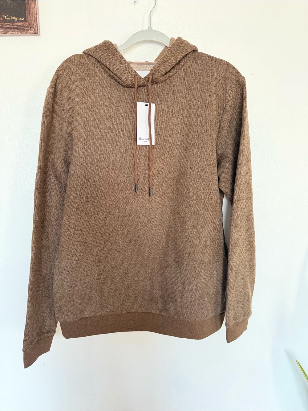 Goodfellow & Co Brown Crewneck Hooded Sweater